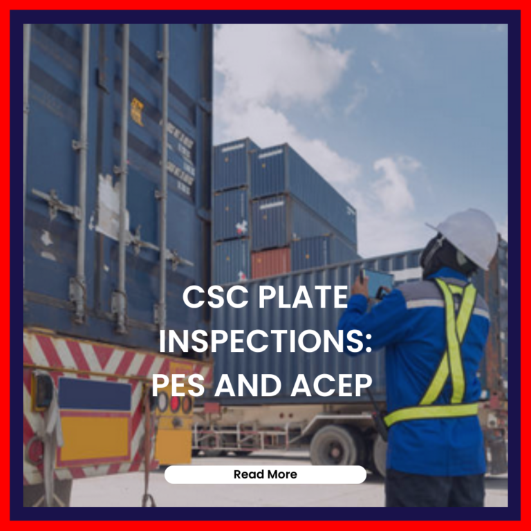 CSC plate inspections PES and ACEP logo